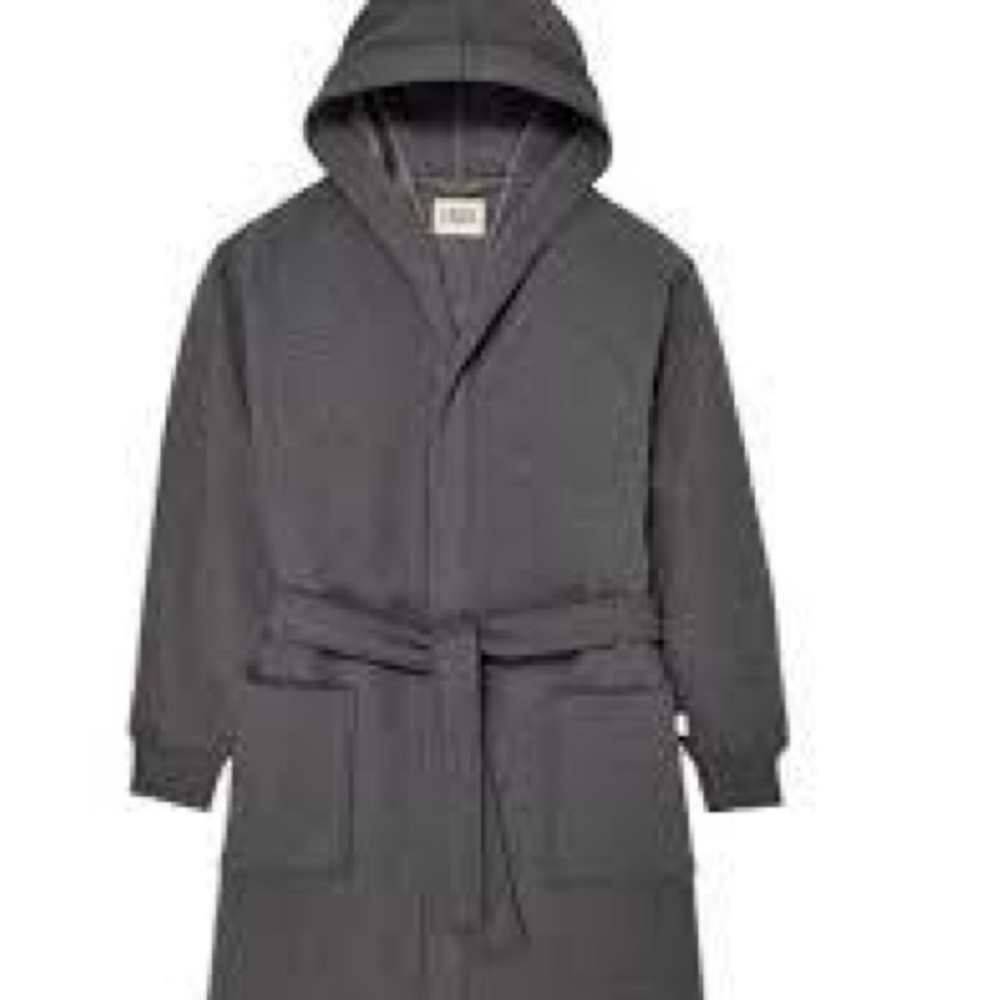 UGG Gray Hooded Robe